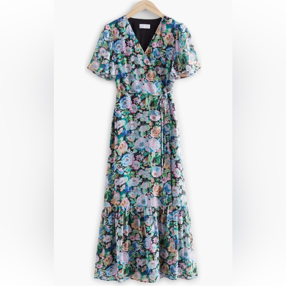 & other stories Wrap Floral Maxi Dress